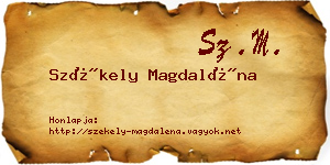 Székely Magdaléna névjegykártya