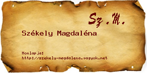 Székely Magdaléna névjegykártya